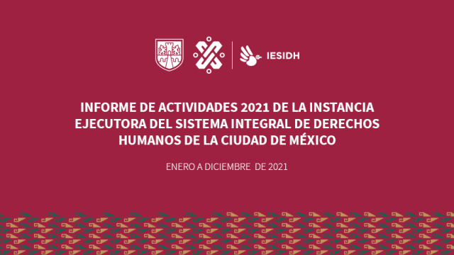 Informe de Actividades IESIDH 2021