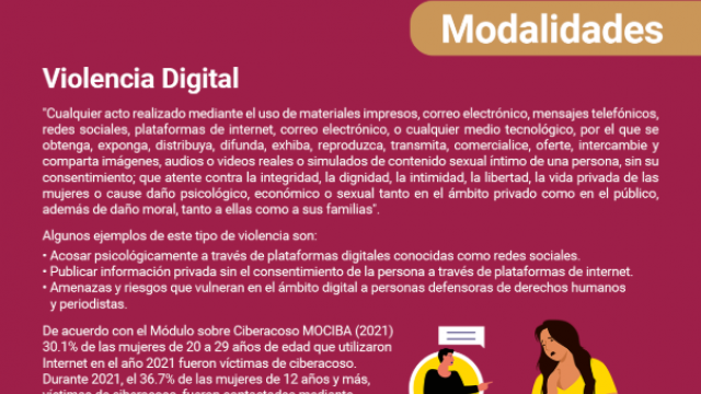 Modalidades de violencia de género