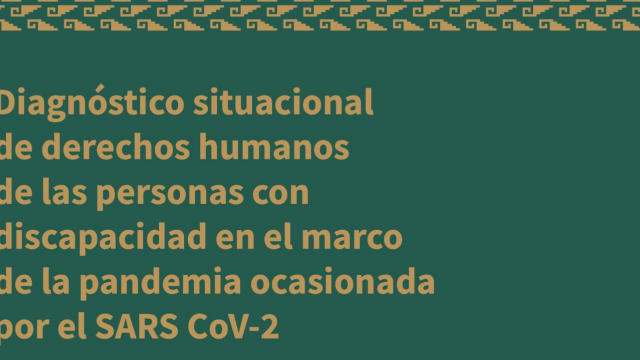 Diagnóstico DH-Personas con Discapacidad-SARS-CoV-2