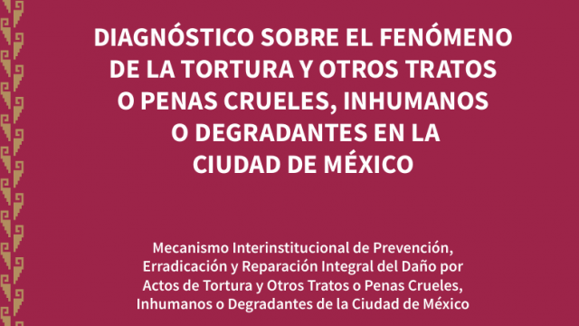 Diagnóstico sobre el fenómeno de la Tortura CDMX